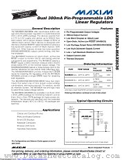 MAX8635ETA+T datasheet pdf MAXIM - Dallas Semiconductor