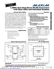 MAX8668ETEA+ datasheet pdf MAXIM - Dallas Semiconductor