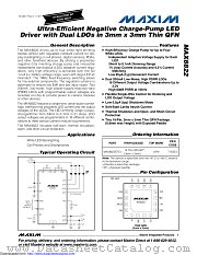 MAX8822ETE+T datasheet pdf MAXIM - Dallas Semiconductor