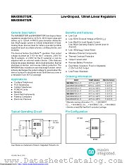 MAX8863SEUK+ datasheet pdf MAXIM - Dallas Semiconductor