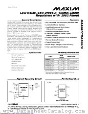 MAX8878EZK50+T datasheet pdf MAXIM - Dallas Semiconductor