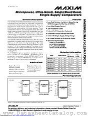MAX9024AUD/V+ datasheet pdf MAXIM - Dallas Semiconductor