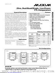 MAX9107EKA+ datasheet pdf MAXIM - Dallas Semiconductor
