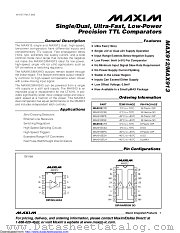MAX912ESE/GH9 datasheet pdf MAXIM - Dallas Semiconductor