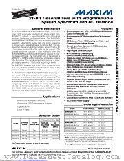 MAX9242EUM+TD datasheet pdf MAXIM - Dallas Semiconductor