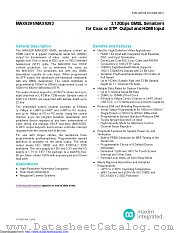MAX9291GTN/V+T datasheet pdf MAXIM - Dallas Semiconductor
