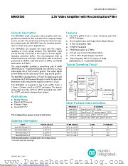 MAX9502MEXK+T datasheet pdf MAXIM - Dallas Semiconductor