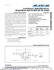 MAX9613 datasheet pdf MAXIM - Dallas Semiconductor