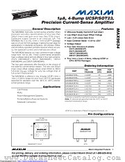 MAX9634FEUK+ datasheet pdf MAXIM - Dallas Semiconductor