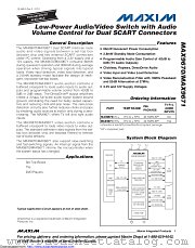 MAX9670 datasheet pdf MAXIM - Dallas Semiconductor