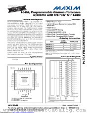 MAX9674ETI+TG0E datasheet pdf MAXIM - Dallas Semiconductor