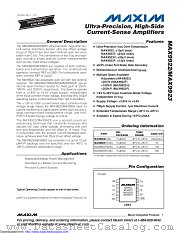 MAX9923 datasheet pdf MAXIM - Dallas Semiconductor