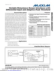 MAX9924UAUB+T datasheet pdf MAXIM - Dallas Semiconductor