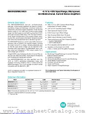 MAX9928FABT+ datasheet pdf MAXIM - Dallas Semiconductor