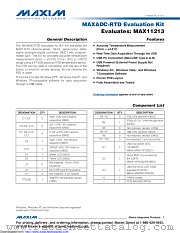 MAXADC-RTD datasheet pdf MAXIM - Dallas Semiconductor