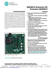 MAXQ615-KIT# datasheet pdf MAXIM - Dallas Semiconductor
