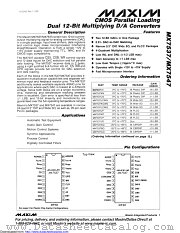 MX7537JEWG+ datasheet pdf MAXIM - Dallas Semiconductor