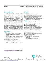 SC2200A-00A00E datasheet pdf MAXIM - Dallas Semiconductor
