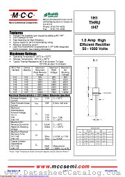 1H3 datasheet pdf Micro Commercial Components