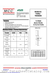 1N3826A datasheet pdf Micro Commercial Components