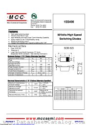 1SS400 datasheet pdf Micro Commercial Components