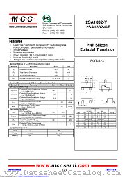2SA1832-GR datasheet pdf Micro Commercial Components