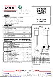 2SA1980-Y datasheet pdf Micro Commercial Components