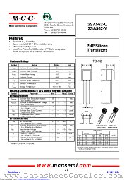 2SA562-O datasheet pdf Micro Commercial Components