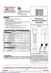 2SA733-K datasheet pdf Micro Commercial Components
