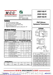 2SB1182-R datasheet pdf Micro Commercial Components