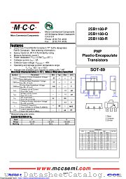 2SB1188-R datasheet pdf Micro Commercial Components