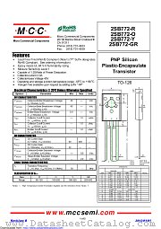 2SB772-O datasheet pdf Micro Commercial Components