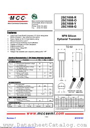 2SC1008-R datasheet pdf Micro Commercial Components
