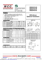 2SC2412-Q datasheet pdf Micro Commercial Components