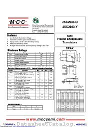 2SC2983-O datasheet pdf Micro Commercial Components