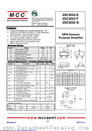 2SC3052-E datasheet pdf Micro Commercial Components