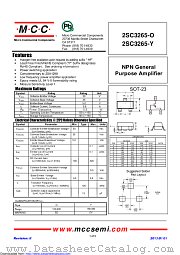 2SC3265-O datasheet pdf Micro Commercial Components