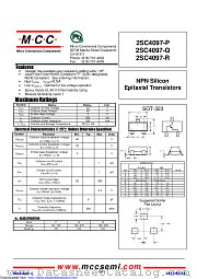 2SC4097-P datasheet pdf Micro Commercial Components