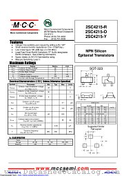 2SC4215-Y datasheet pdf Micro Commercial Components