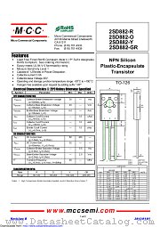 2SD882-GR datasheet pdf Micro Commercial Components