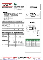 BAP51-02 datasheet pdf Micro Commercial Components