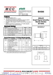 BAS85 datasheet pdf Micro Commercial Components