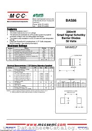 BAS86 datasheet pdf Micro Commercial Components