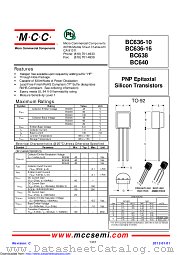 BC636-10 datasheet pdf Micro Commercial Components