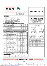 BC857CT datasheet pdf Micro Commercial Components