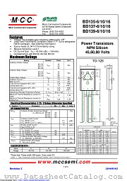 BD135-16 datasheet pdf Micro Commercial Components