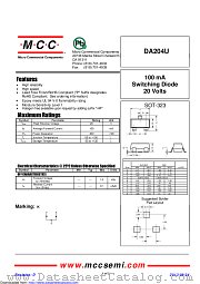 DA204U datasheet pdf Micro Commercial Components