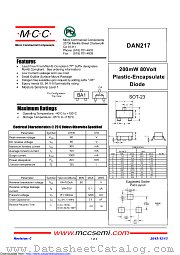 DAN217 datasheet pdf Micro Commercial Components