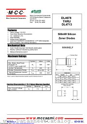 DL4681 datasheet pdf Micro Commercial Components