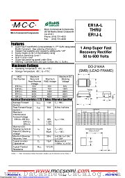 ER1A-L datasheet pdf Micro Commercial Components